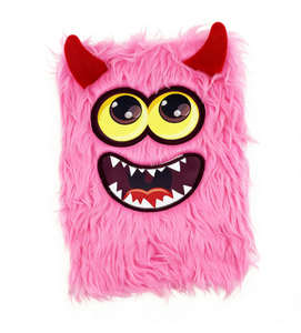 สมุดบันทึกมอนสเตอร์น่ารัก ซีรีส์ A5 สมุดไดอารี่ขนฟูสำหรับเด็กนักเรียน - Product Image 5