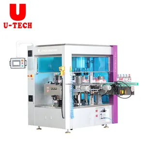 Automatic Rotary BOPP OPP Labels Hot Melt Glue Labeling Machine Label for Mineral pure water bottle filling machine with PLC