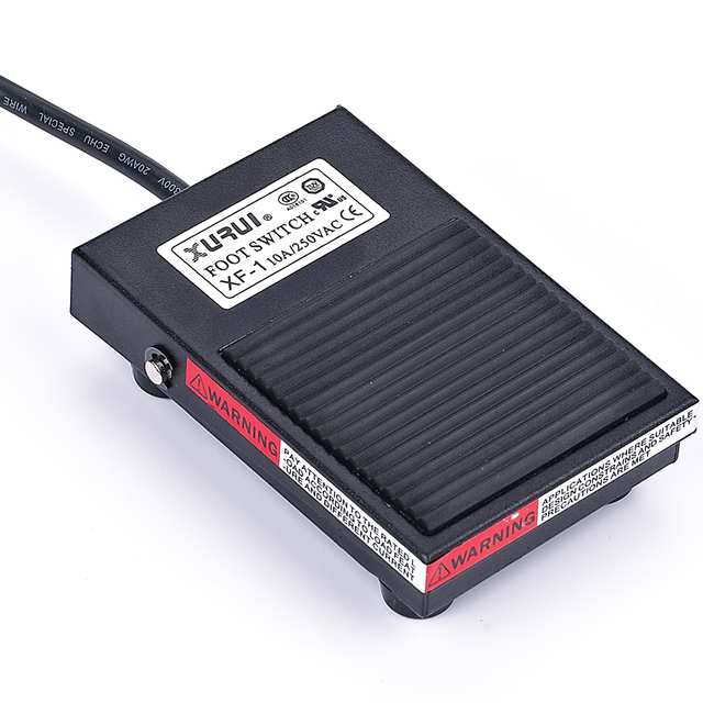 120V 15Amp Momentary Power Foot Pedal Switch