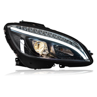 Phares LED modifiés pour Mercedes-Benz Classe C W204 2007-2011 0 Phare LED DRL Clignotant Feux de route 12V