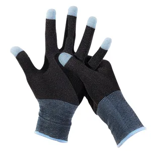 银色纤维冬季防汗手机屏幕触摸手套游戏手套手指套，适用于绝地求生和所有游戏