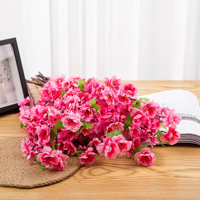 Branches de fleurs de cerisier artificielles en soie de haute qualité de la marque WUXI - Magnifiques fleurs colorées très réalistes pour la maison