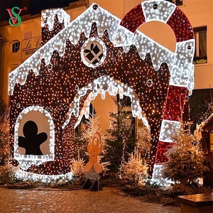 Offre Spéciale lumières de noël LED 3D <span class=keywords><strong>bonhomme</strong></span> <span class=keywords><strong>en</strong></span> <span class=keywords><strong>pain</strong></span> <span class=keywords><strong>d</strong></span>'épices maison <span class=keywords><strong>en</strong></span> <span class=keywords><strong>pain</strong></span> <span class=keywords><strong>d</strong></span>'épices lumières de Sculpture pour enfants prenant des Photos - Product Image 4