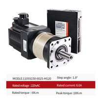 Kit de moteur servo AC 1,5 kW 110 mm 110SS150-6025-HG20 6,0 N.m avec réducteur planétaire et driver ASD220 pour l'automatisation CNC