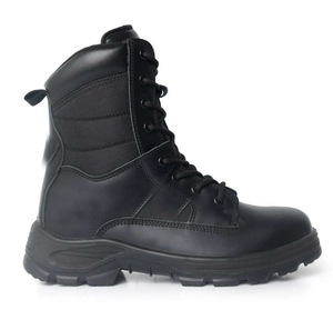 Bottes tactiques robustes pour hommes TSB601 en cuir de vachette pleine fleur avec semelle extérieure en PU double densité, personnalisation OEM ODM, coopération. - Product Image 3