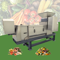 Grote capaciteit keuken organische afvalcompactor dehydrator druiven cassave gember residu schroefpers ontwateringsmachine