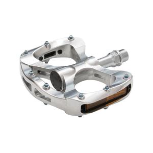 Grande plate-forme plate en aluminium autres accessoires de vélo argent ED pour pédales de vélo en alliage de cyclisme de montagne BMX - Product Image 1