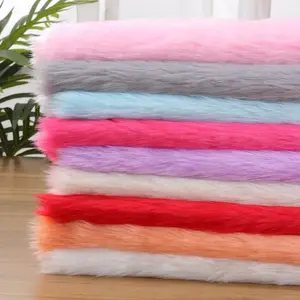 [Solid Fabric] Faux Fake Fur Fabric Long Pile Luxury Shaggy/Craft, Sewing, Cosplay, Costume, Decorations AB032-2