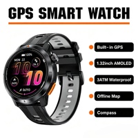 Montre connectée GPS d'extérieur pour homme 2026 DT G9 avec carte hors ligne, boussole, altimètre, appels Bluetooth, étanche 3ATM, logo personnalisé, vente en gros usine OEM