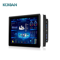 Computadora Todo en Uno Resistente de 12, 13, 15, 17 y 19 Pulgadas, Panel PC Industrial con Pantalla Táctil Impermeable Integrada con I3, I5, I7 y Wifi