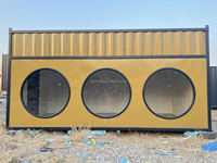Maison de conteneur d'expédition mobile Magic 40ft Restaurant Container Bar Cafe