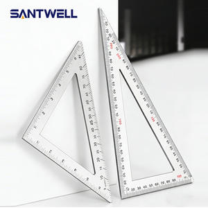 Regla Triangular de Acero Inoxidable, 90 Grados, Ángulo Recto, Alta Precisión, Escuadra para Carpintería con Escala de Doble Cara, Herramienta de Carpintero - Product Image 3