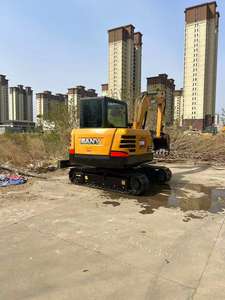 Alta calidad para SY60c Mini excavadora sobre orugas 6T usada con motor Cummins Motor de alta eficiencia operativa y bomba de engranajes - Product Image 4