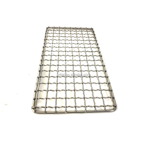 Tapis de gril en fil serti 304SS portable-<span class=keywords><strong>Mini</strong></span> grille de barbecue en maille hexagonale pour poisson, crevettes et légumes | Camping, pique-niques, talonnage - Product Image 4