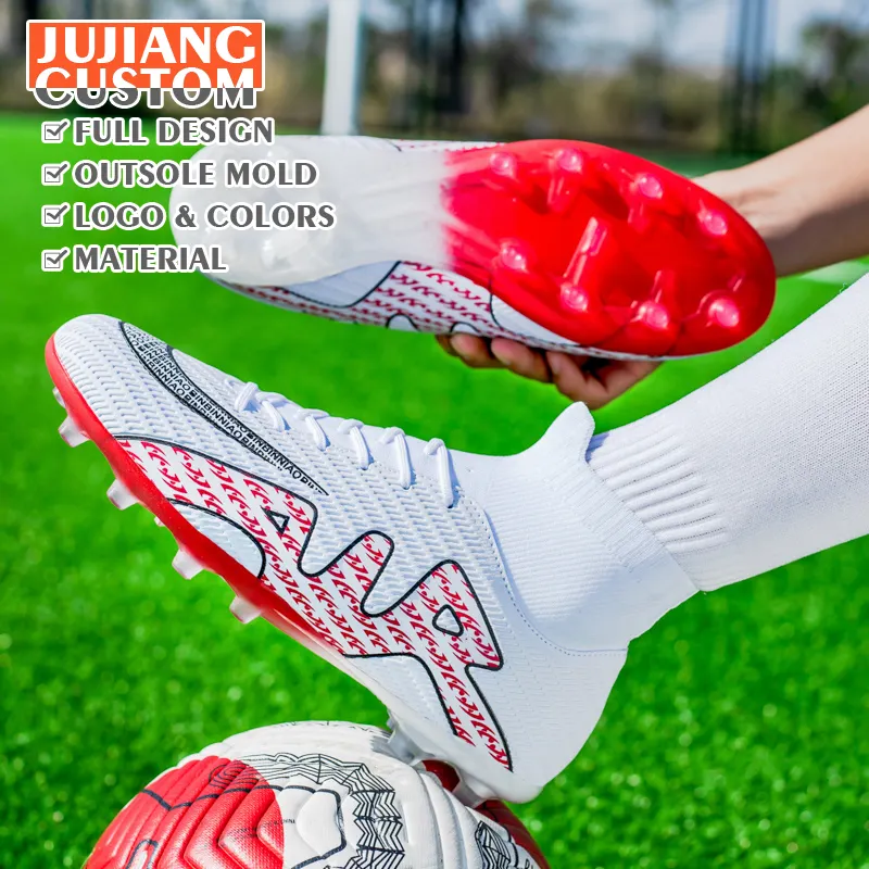 manufacturer custom men football boots comfortable studs cleats custom soccer shoes professional make your own shoes