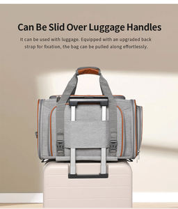 HB PET-Hunde katzen rucksack mit großer Kapazität Solid Out going Carrying Trolley Case Button Atmungsaktive Handtasche Praktisch zum Tragen - Product Image 4