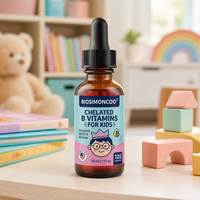 Gouttes liquides de complexe B pour enfants 30 ml, supplément de vitamines B12, B6, B9 méthyliées pour enfants, vente en gros OEM