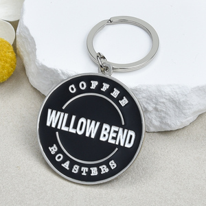 Llavero de Metal Esmaltado Redondo Personalizado con Logotipo, Precio de Fábrica, Llaveros de Aleación de Zinc con Corte Troquelado - Product Image 4