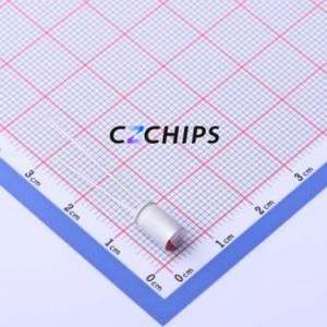 E2221M010A080RL Solid Capacitor Through hole Component (THT),D5xL8mm 220uF 20% 10V <b>Polymer</b> - Product Image 1