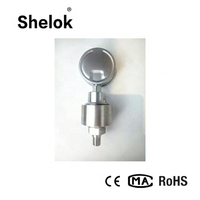 Manómetro de Diafragma de Acero Inoxidable Shelok, Lleno de Glicerina o Aceite de Silicona, con Aislador de Soldadura de Una Pieza