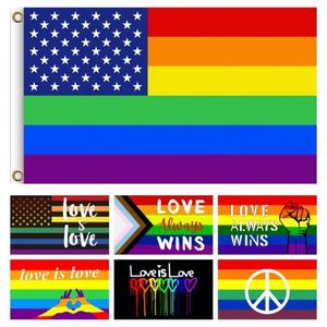 ธงสีรุ้ง Progress Pride ขนาด 4x6 ฟุต พิมพ์สองด้าน โพลีเอสเตอร์คุณภาพสูง เป็นมิตรกับสิ่งแวดล้อม พิมพ์ด้วยระบบดิจิทัล ธง LGBTQ สำหรับใช้งานกลางแจ้ง ทนทานต่อการซีดจาง - Product Image 2