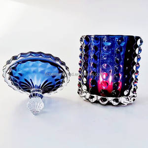 Personalizzato 8oz cristallo trasparente bolla Tealight di vetro portacandele per fare la candela - Product Image 5