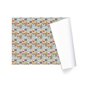 Snowman Pattern Wrapping <b>Paper</b> Roll Multi-size Christmas Wrapping <b>Paper</b> Roll Santa Pattern Party Gift Box Packaging - Product Image 2