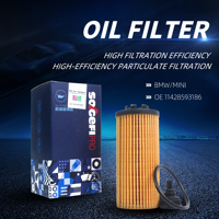 Filtro Olio Motore ad Alta Resistenza 11428593186 per BMW Serie 1/2, X1, X2 e per MINI CLUBMAN, COUNTRYMAN - Ricambi Auto, Filtrazione Olio