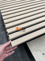 Hot Popular Australie Panneau acoustique Latte en bois Panneau mural insonorisé Panneau mural à lattes en MDF avec polyester