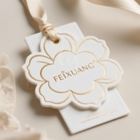 Etiquetas de Ropa Personalizadas de Lujo, Etiquetas de Precio con Logotipo en Papel, Etiquetas Colgantes de Papel para Ropa