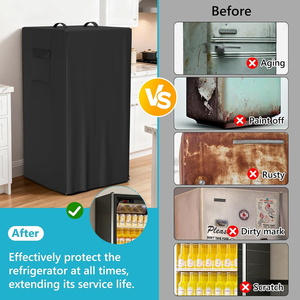 Funda para Refrigerador Impermeable y a Prueba de Polvo, Fundas para Refrigeradores de Exterior, Aptas para Congeladores Verticales/Refrigeradores de Bebidas - Product Image 6