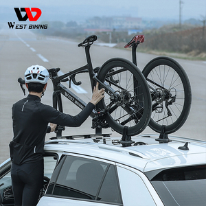 WEST BIKING Nuovo <span class=keywords><strong>Portabici</strong></span> da Tetto Auto in Lega di Alluminio con <span class=keywords><strong>Ventosa</strong></span> per Biciclette - Product Image 6