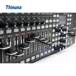 Thinuna RMX-D14 Console de mixage numérique 14 canaux en rack avec faders de 100 mm, interface d'enregistrement multipiste Dante/USB pour système AV - Product Image 6