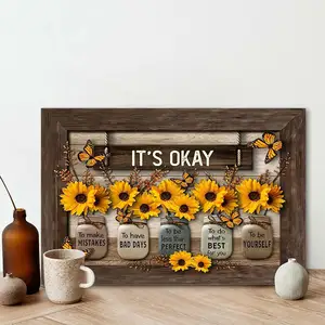 Sunflowers wood frames wood frame canvas screen print wooden frames for print wall for canvas prints