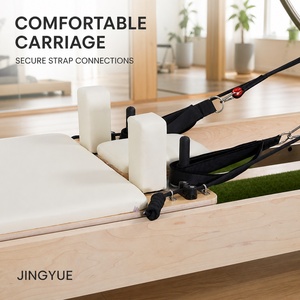 Jingyue Precio de Fábrica <span class=keywords><strong>Venta</strong></span> Caliente Máquina de Pilates Reformer Dinámica de Madera de Arce con Correa de Transmisión, Set Completo de 5 Unidades - Product Image 2