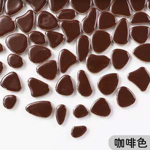 Tessere di mosaico in ceramica alla rinfusa ovali a mosaico di dimensioni casuali pezzi di ceramica fai da te piatti artigianali vasi vasi tazze mosaico che fanno forniture - Product Image 2