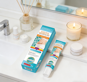 Crème <span class=keywords><strong>cicatrisante</strong></span> complète 20g anti-rides, réparatrice corporelle aux perles, apaisante pour la peau, pour cicatrices chirurgicales, post-partum et anciennes blessures, Fabriqué en Chine - Product Image 2