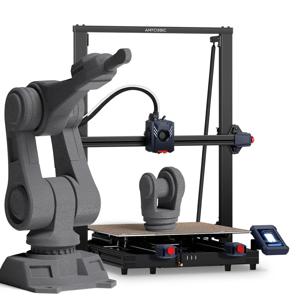 Anycubic Kobra Max 2 Snelle Montage Snelle Snelheid 4.3 Inch Touchscreen 0.4Mm Nozzle Fdm 3d Printer