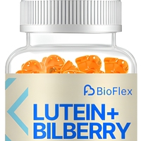 Gummies Lutéine Myrtille Soin des Yeux 60 Unités Complément Alimentaire Végétalien avec Zéaxanthine Soutien Lumière Bleue