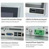 PC industriel à écran tactile MJK 15,6 pouces pour système d'exécution de la fabrication (MES) 4 Go 64 Go, PC industriel en stock