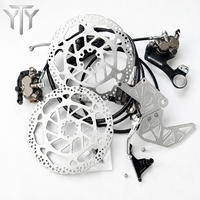 Ensemble d'étriers de frein avant et arrière CNC sur mesure pour Surron Light Bee X LBX Ultra Bee Talaria MX5 MX4 Segway Vélo électrique