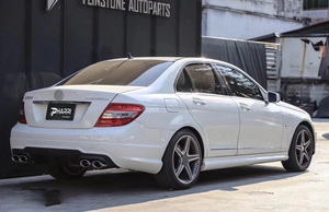 Nuovo Kit Carrozzeria Completo PHARRI per <span class=keywords><strong>Mercedes</strong></span> Classe <span class=keywords><strong>C</strong></span> W204 <span class=keywords><strong>Berlina</strong></span> 2011-2014, Aggiornamento allo Stile C63 AMG - Product Image 2