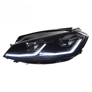 Piezas de estilo de coche para Golf <span class=keywords><strong>7</strong></span> MK7.5 2018-2021 <span class=keywords><strong>7</strong></span>.5gen faros delanteros LED o faros de xenón LED proyector Dual FACELIFT - Product Image 1