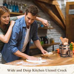 Rượu Vang Thùng Thiết Kế Nhà Bếp Đồ Dùng Crock Gỗ Lớn Nấu Ăn Công Cụ Chủ Cho Nhà Bếp Truy Cập Whiskey Thùng Lưu Trữ <span class=keywords><strong>Container</strong></span> - Product Image 2