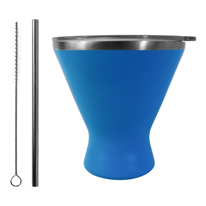 Splash Proof MargTini 10oz Martini Margarita Tumbler Made With Vacuum Insulated Stainless Steel