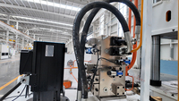 Presse hydraulique automatique à quatre colonnes et trois poutres Yiwei YQ32 la plus vendue, force d'éjection 5000 kN, avec moteur et pompe à roulement