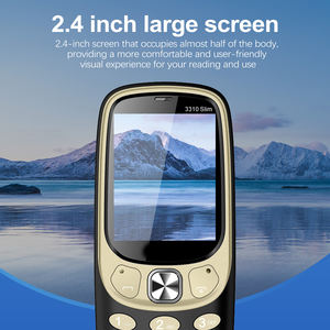 <span class=keywords><strong>Nouveau</strong></span> téléphone <span class=keywords><strong>portable</strong></span> fin <span class=keywords><strong>3310</strong></span>, écran 2,4 pouces, double SIM, double veille, batterie 950 mAh, téléphone à grosses touches, GSM 850 900 1800 1900 - Product Image 3