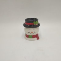 Chauffe-cire en céramique personnalisé pour l'automne printemps été-Diffuseur d'encens aromatique et d'aromathérapie pour Noël