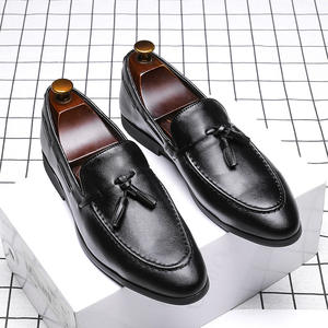Chaussures habillées de luxe confortables en cuir souple, fabriquées à la main, de style italien, de haute qualité, chaussures de mariage, tendance de la mode, flexibles - Product Image 1