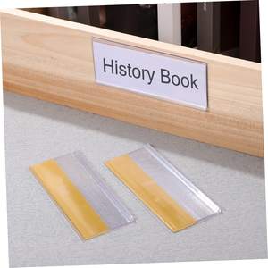 Vente chaude magnétique C canal Pvc porte-étiquette casier étiquette magnétique bande de données étiquette de nom pour étagères et casier - Product Image 5